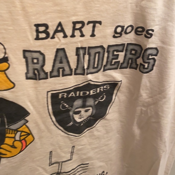Bootleg “Bart, raiders” shirt - Picture 3 of 3